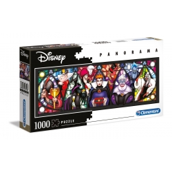 Puzzle 1000 el. Panorama High Quality Disney Złoczyńcy 39516