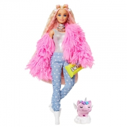 Barbie Extra - Modna Lalka i Zwierzątko + Akcesoria GRN28